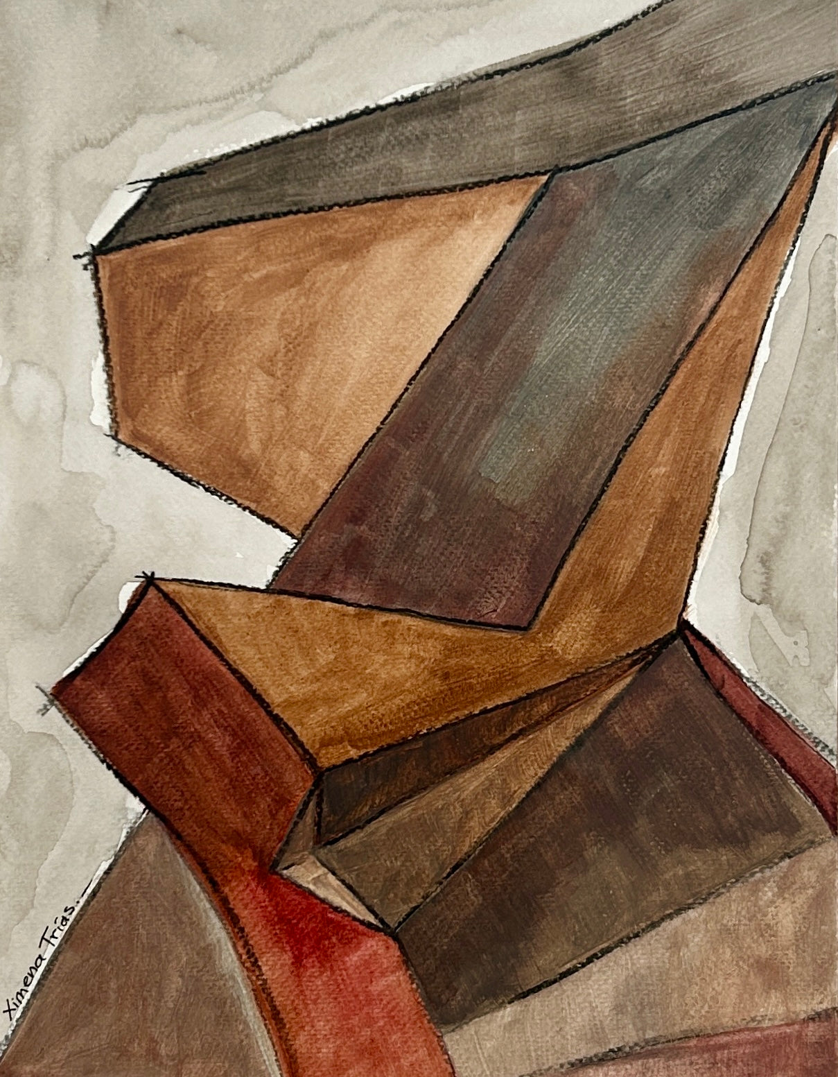 COLECCIÓN "Estructuras",  Pintura Abstracta #14